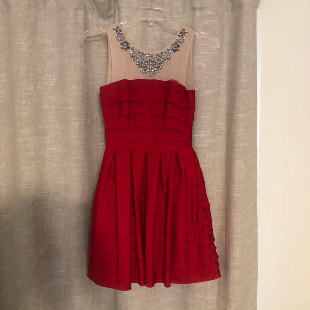 BCBG red dress